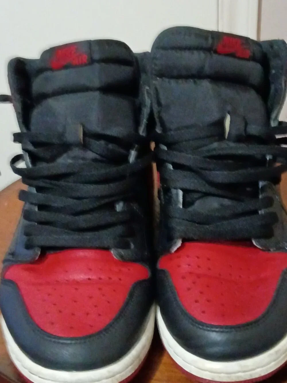 Nike Air Jordan 1 Retro High OG Bred Banned Pre-Owned Size 12 555088-001 USED